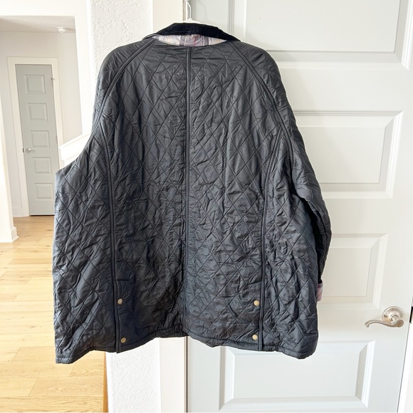 NWT Barbour Beadnell Polarquilt Jacket Black Plus Size - Picture 5 of 5